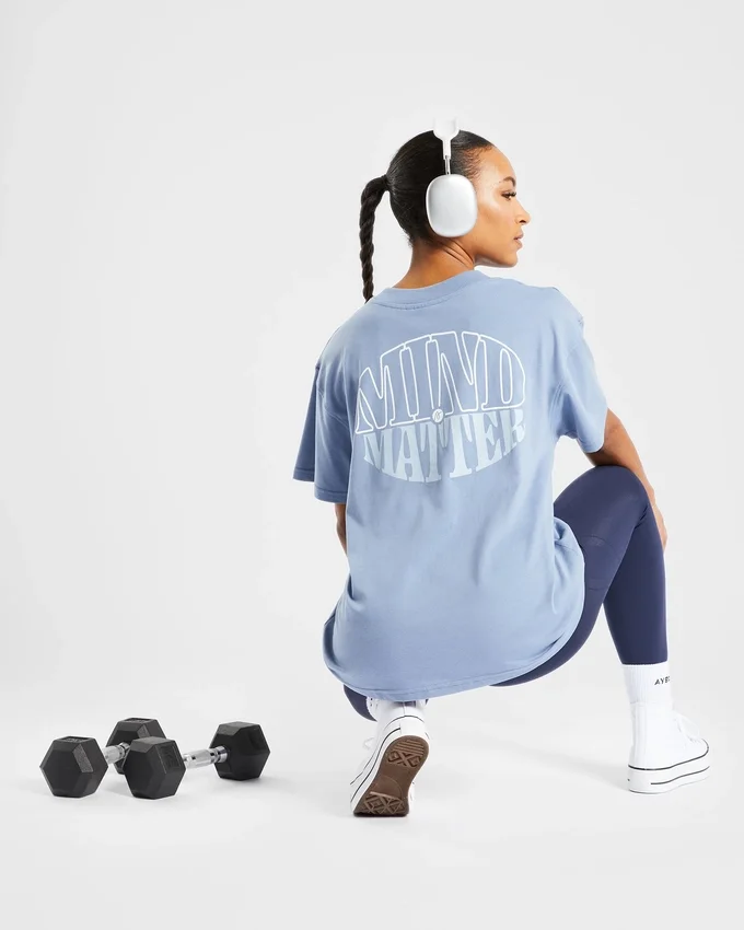 T-shirt oversize « Mind Over Matter »