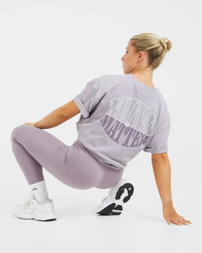 T-shirt oversize « Mind Over Matter »
