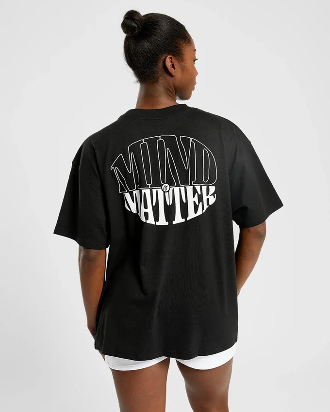 T-shirt oversize « Mind Over Matter »