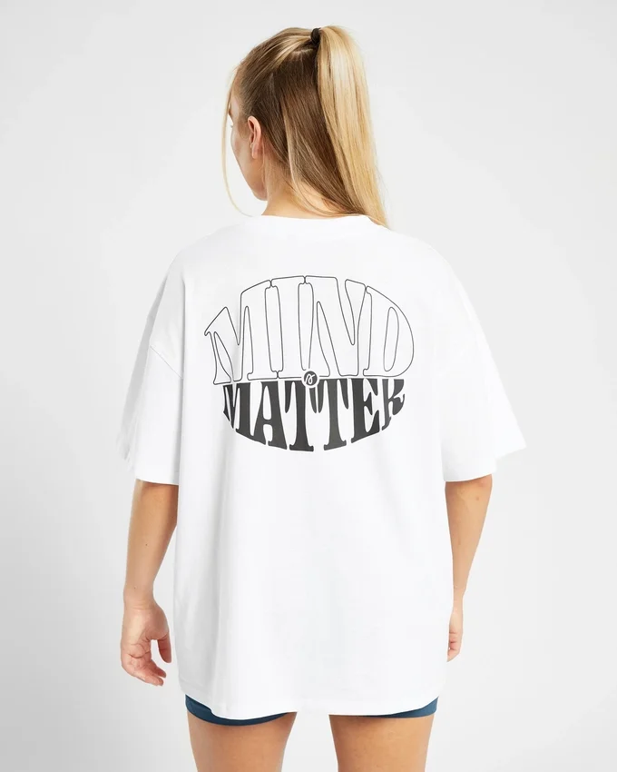 T-shirt oversize « Mind Over Matter »