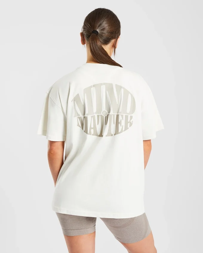 T-shirt oversize « Mind Over Matter »