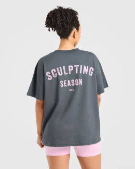 T-shirt oversize Sculpting Season