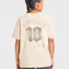 T-shirt oversize « Sports Club Gothic »