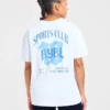 T-shirt oversize « Sports Club Gothic »