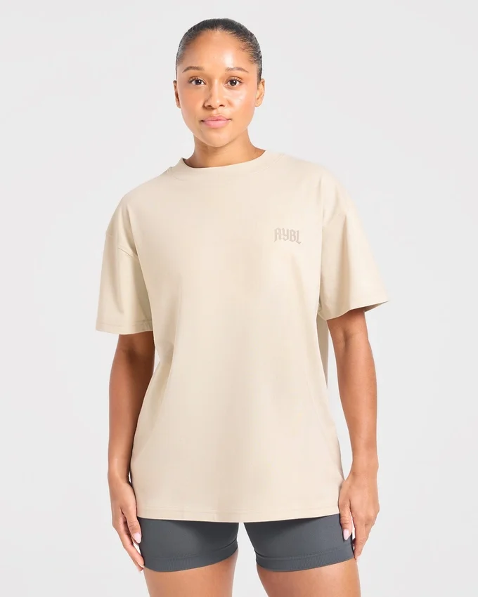 T-shirt oversize « Sports Club Gothic »
