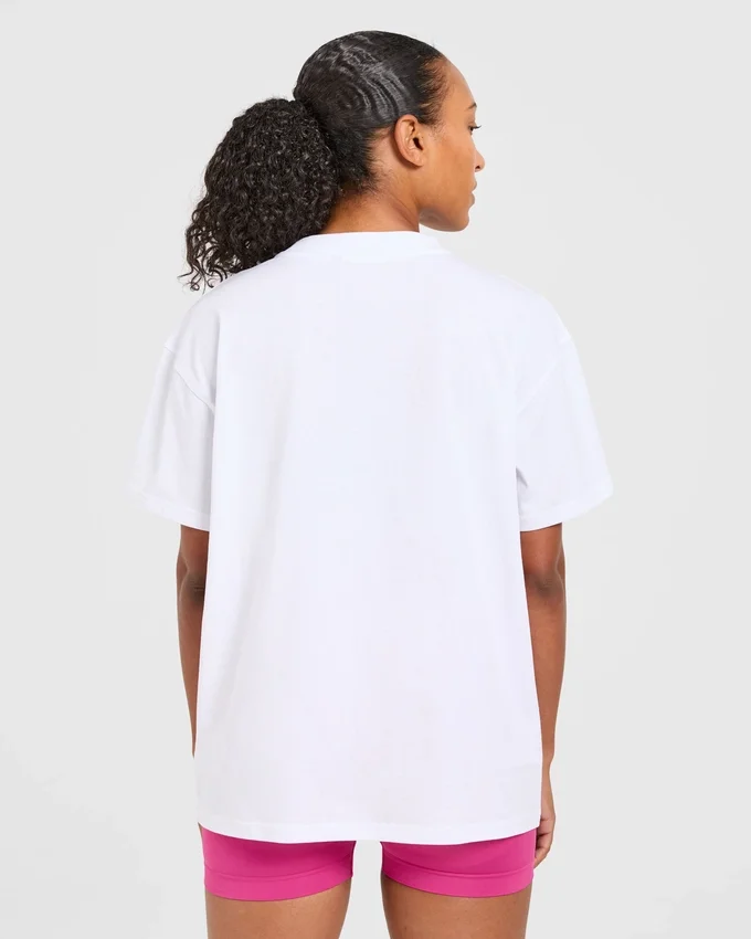 T-shirt oversize « Sports Club Gothic »