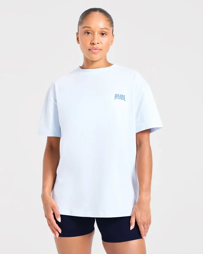 T-shirt oversize « Sports Club Gothic »