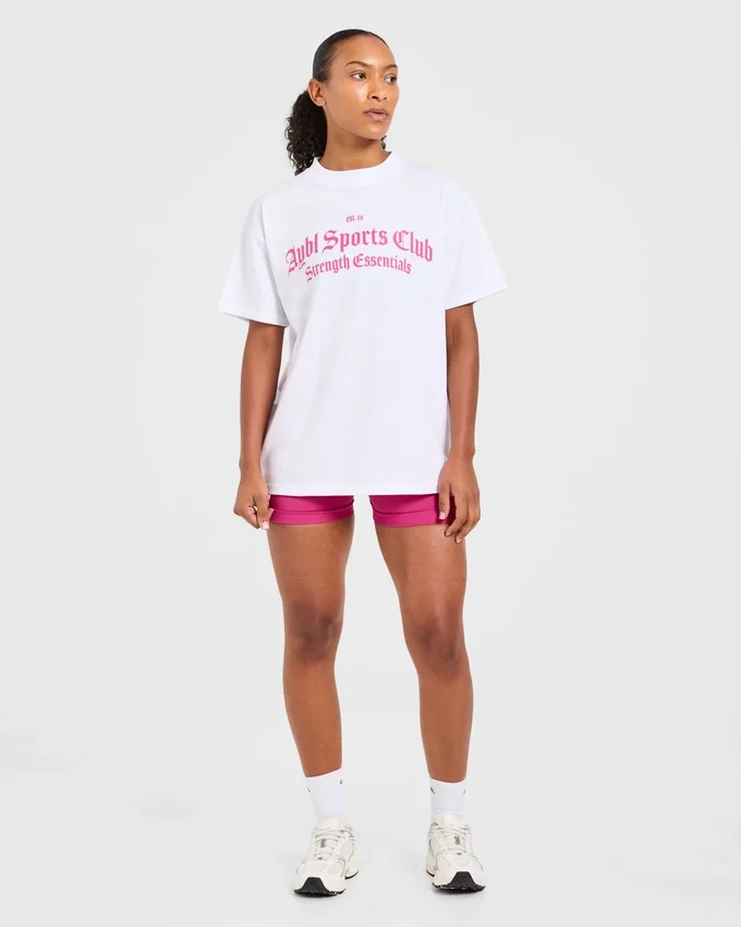 T-shirt oversize « Sports Club Gothic »
