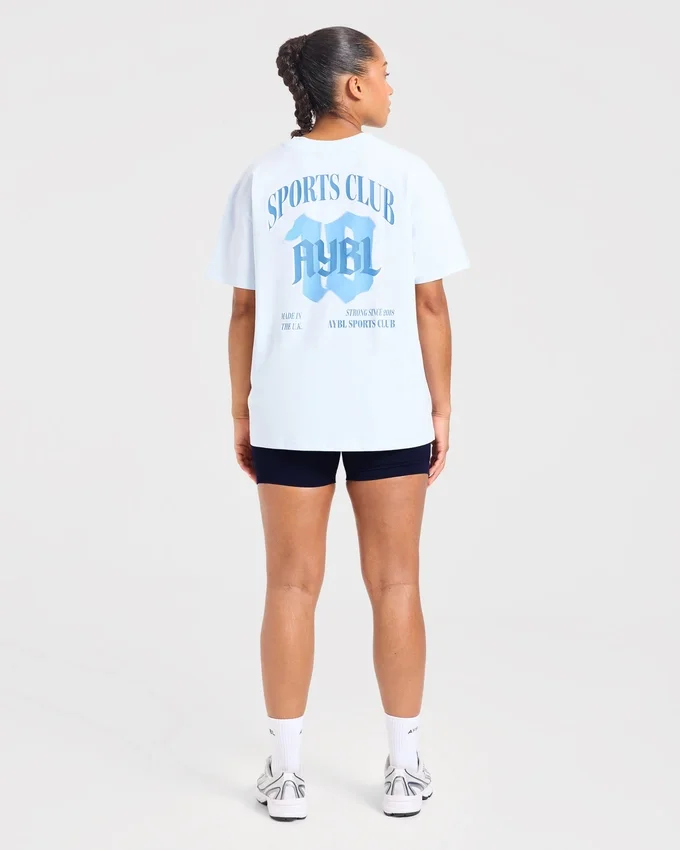 T-shirt oversize « Sports Club Gothic »