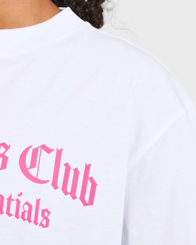 T-shirt oversize « Sports Club Gothic »