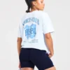 T-shirt oversize « Sports Club Gothic »