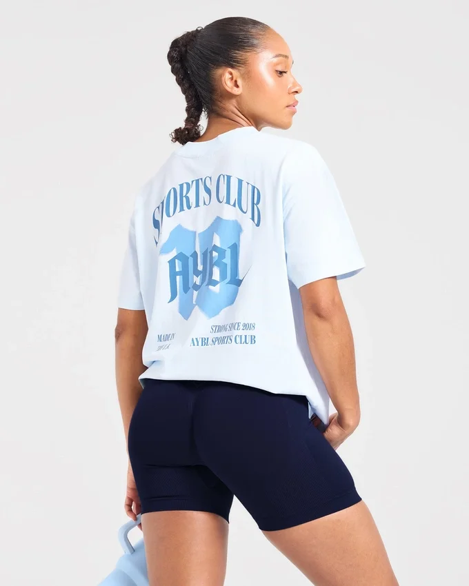 T-shirt oversize « Sports Club Gothic »