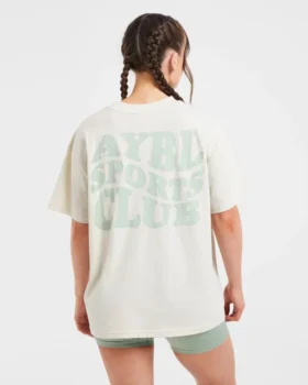 T-shirt oversize Sports Club Wavy