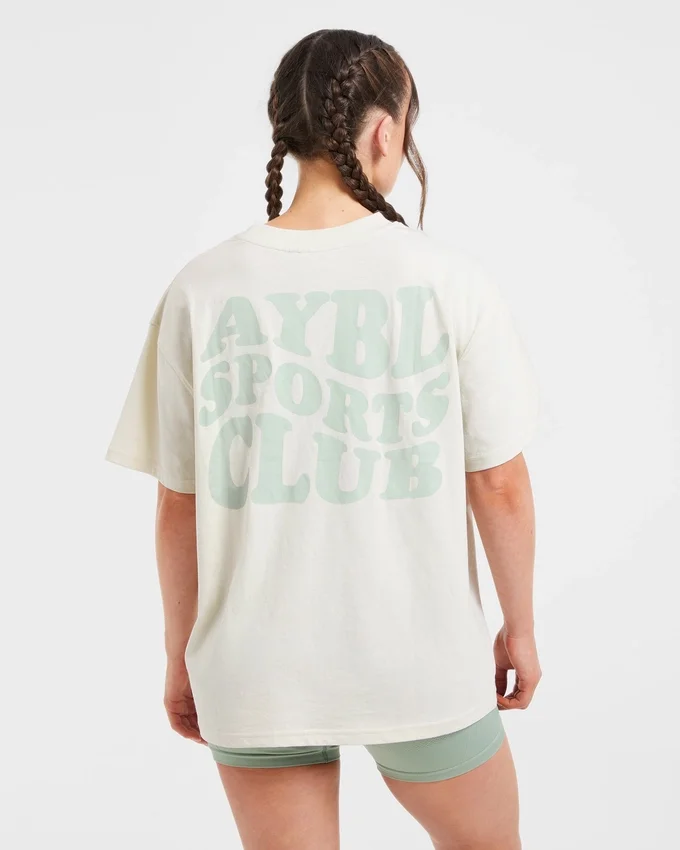 T-shirt oversize Sports Club Wavy