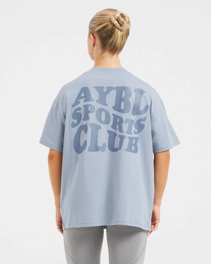 T-shirt oversize Sports Club Wavy