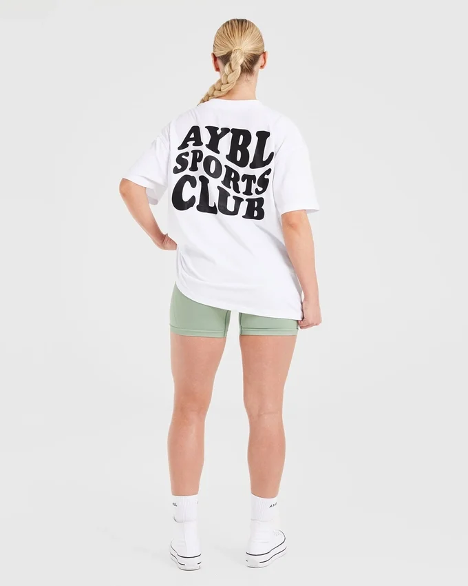 T-shirt oversize Sports Club Wavy