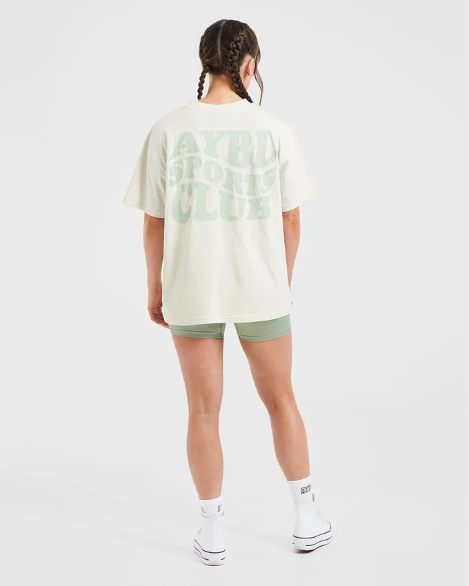 T-shirt oversize Sports Club Wavy