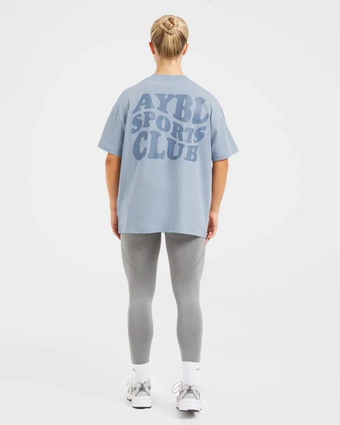 T-shirt oversize Sports Club Wavy