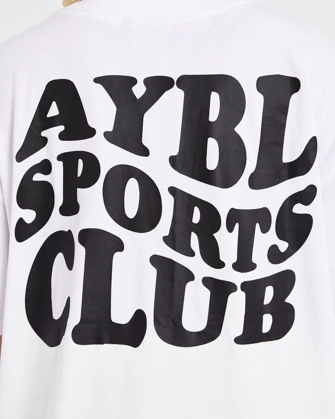 T-shirt oversize Sports Club Wavy