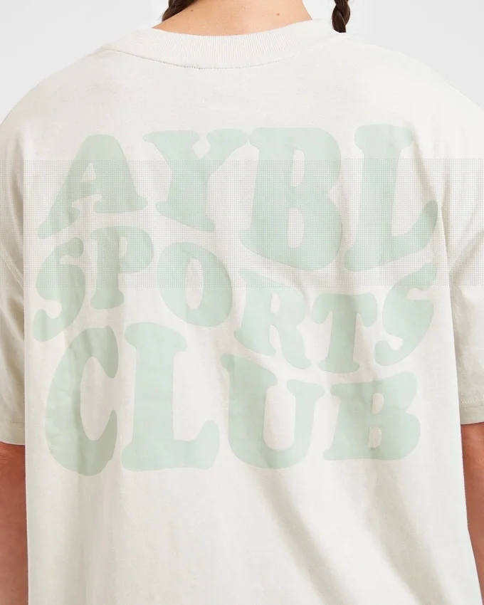 T-shirt oversize Sports Club Wavy