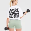 T-shirt oversize Sports Club Wavy