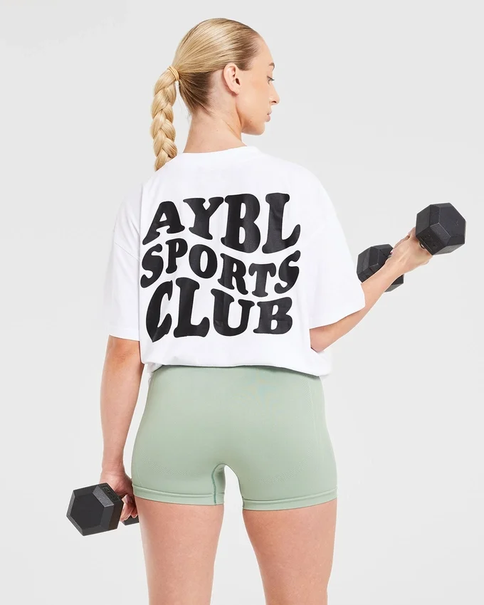 T-shirt oversize Sports Club Wavy