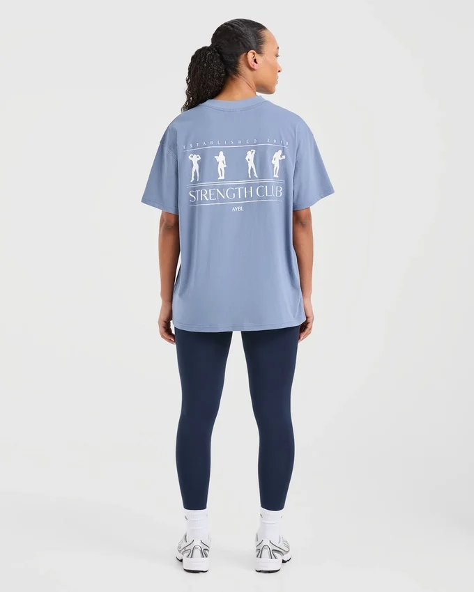 T-shirt oversize Strength Club