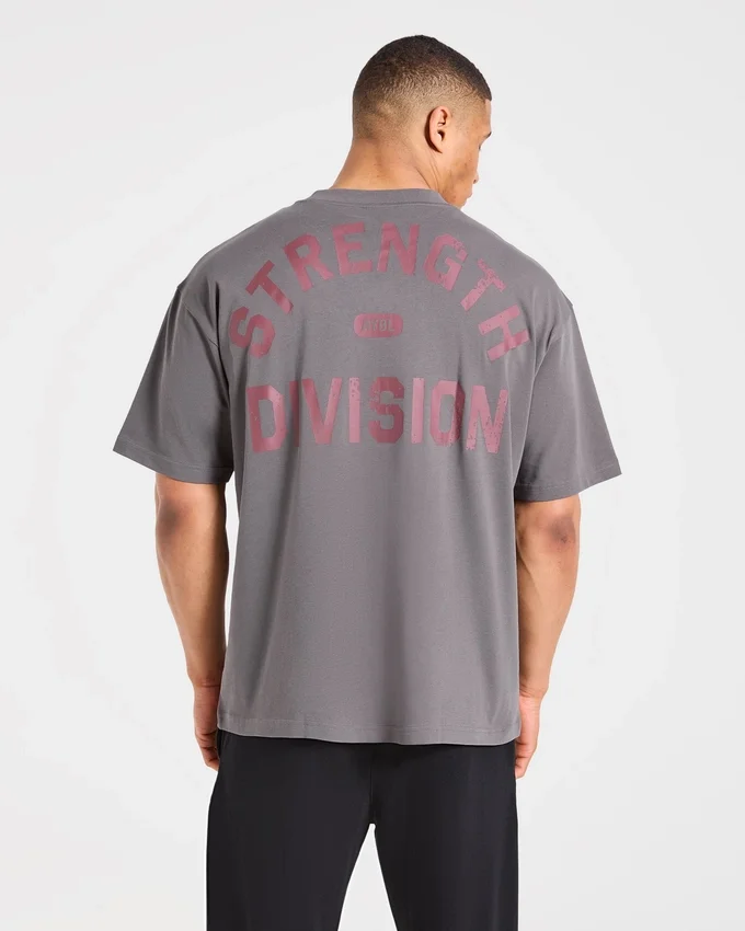T-shirt oversize Strength Division