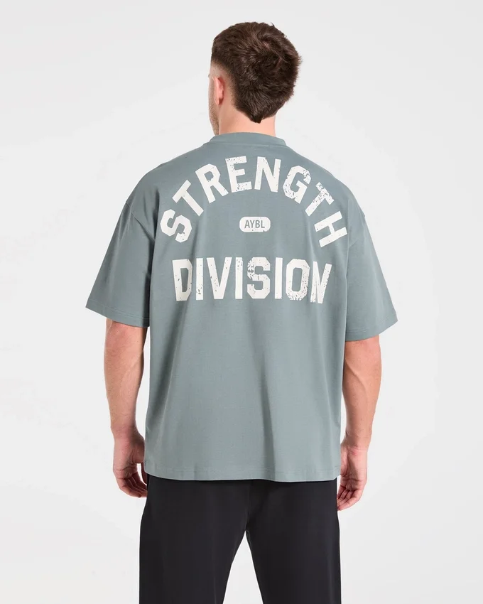 T-shirt oversize Strength Division