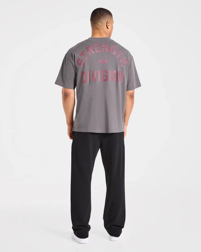 T-shirt oversize Strength Division