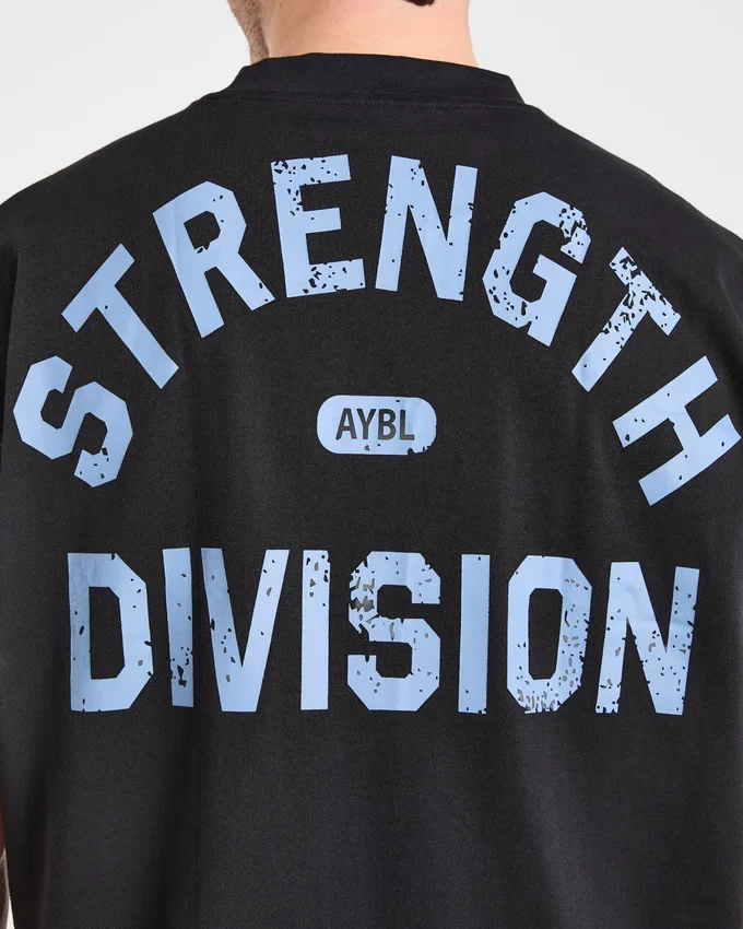 T-shirt oversize Strength Division