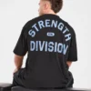 T-shirt oversize Strength Division