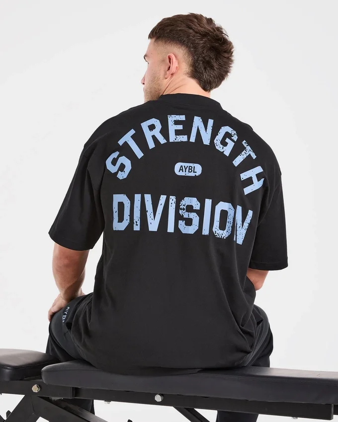 T-shirt oversize Strength Division