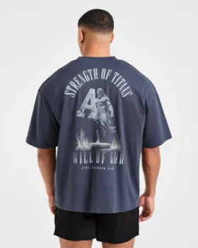 T-shirt oversize « Strength Of Titans »