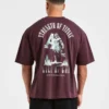 T-shirt oversize « Strength Of Titans »