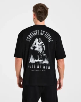 T-shirt oversize « Strength Of Titans »