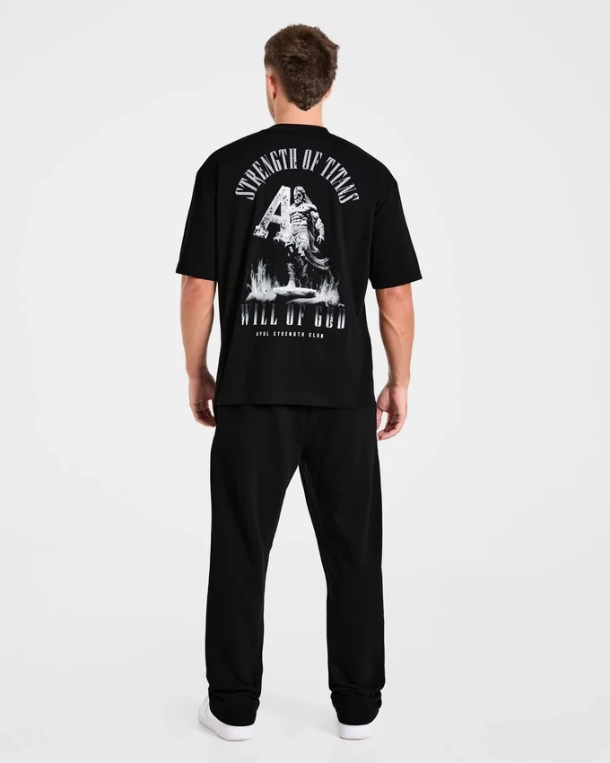 T-shirt oversize « Strength Of Titans »