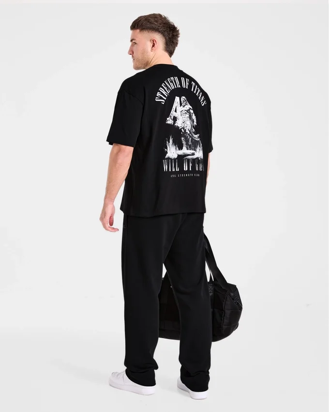 T-shirt oversize « Strength Of Titans »