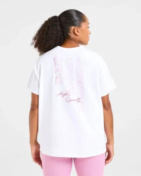 T-shirt oversize « Strength Starts Here »