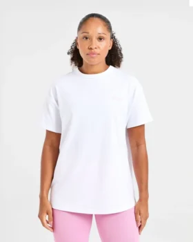 T-shirt oversize « Strength Starts Here »