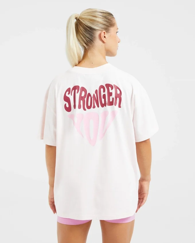 T-shirt oversize « Stronger You »