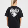 T-shirt oversize « Stronger You »