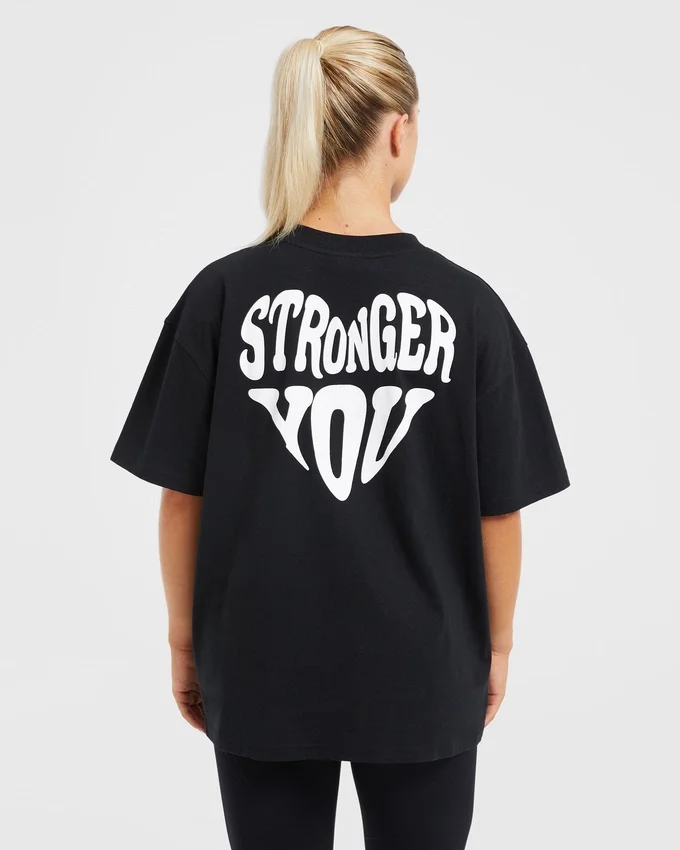 T-shirt oversize « Stronger You »