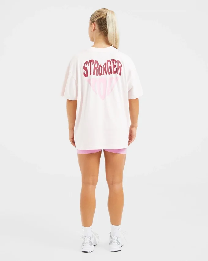 T-shirt oversize « Stronger You »