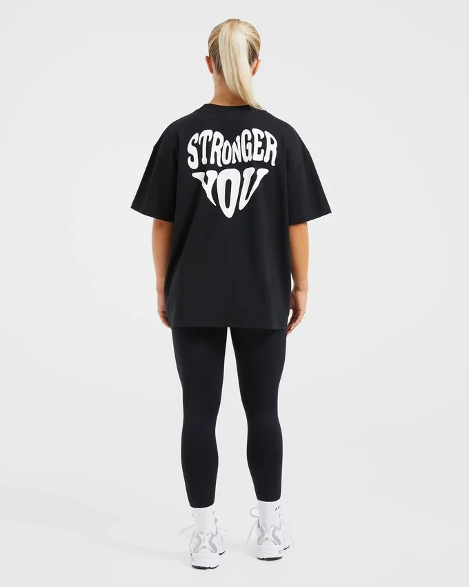 T-shirt oversize « Stronger You »