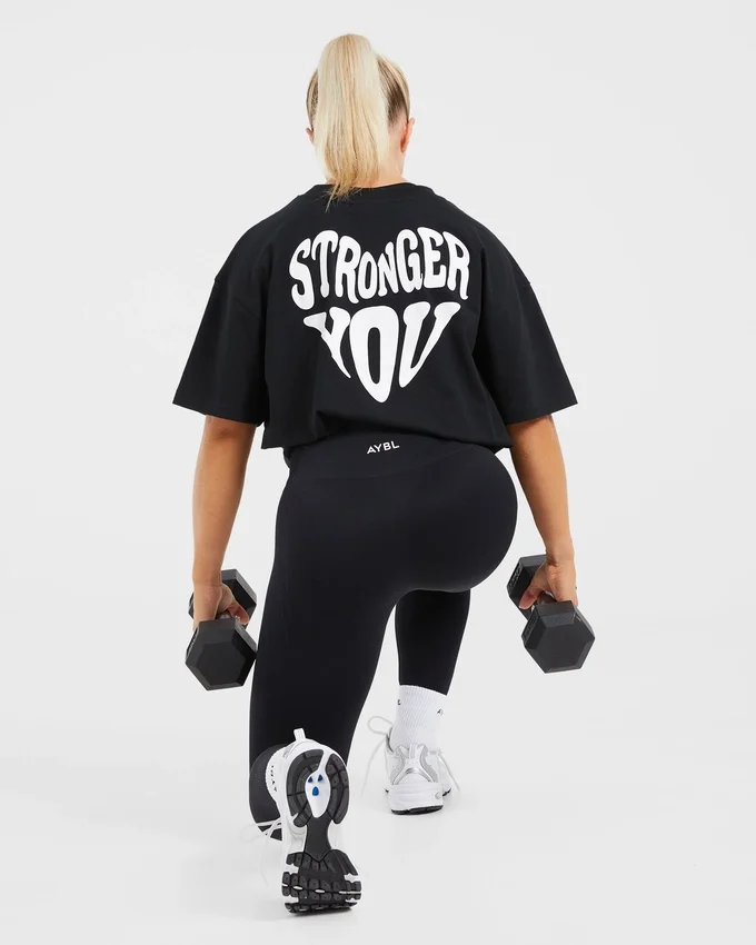 T-shirt oversize « Stronger You »