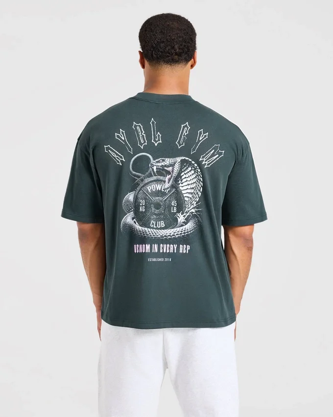 T-shirt oversize « Venom In Every Rep »