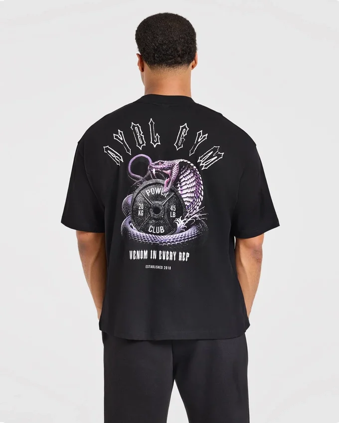 T-shirt oversize « Venom In Every Rep »