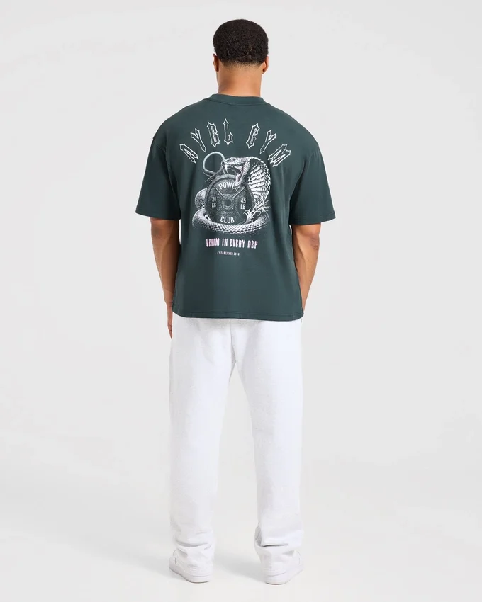 T-shirt oversize « Venom In Every Rep »