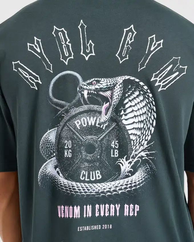 T-shirt oversize « Venom In Every Rep »